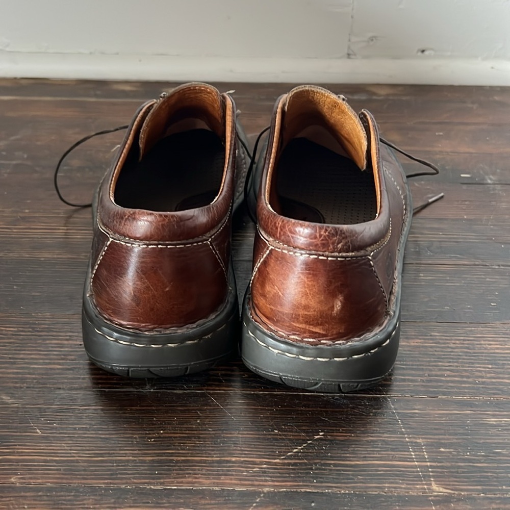 Vintage Born Leather Clog Flat Shoes size 9.5 - Picture 3 of 6
